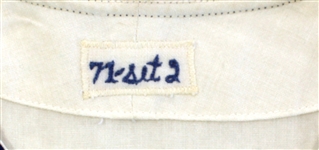 George Strickland 1971 Game Used KC Royals Jersey