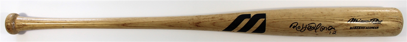 Roberto Alomar Game Used & Signed Bat & Batting Helmet - Rays