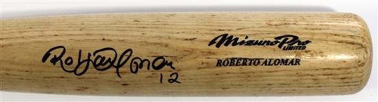 Roberto Alomar Game Used & Signed Bat & Batting Helmet - Rays