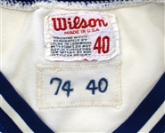 Freddie Patek 1974 Game Used Kansas City Royals Jersey