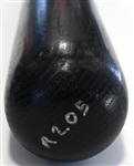 Alex Rodriguez Games Used/Issued Signed Texas Rangers Bat