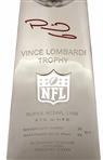 Patrick Mahomes Signed Fullsize Superbowl 57 Trophy - Becket Witness