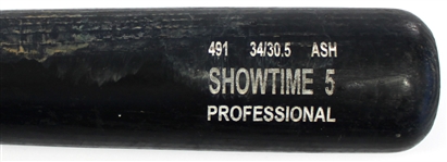 Patrick Mahomes Game Used Baseball Bat - 3-3-14