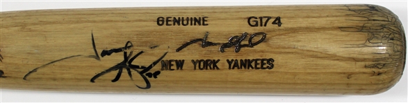 Jason Giambi Game Used & Signed NY Yankees Bat 