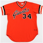 1978 Terry Cornutt Game Worn SF Giants Jersey