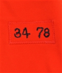 1978 Terry Cornutt Game Worn SF Giants Jersey