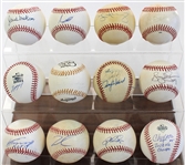 Lots of 12 Signed Baseballs