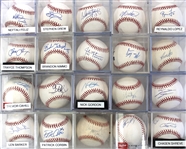 Lot of 20 Signed Baseballs 