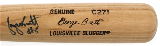 George Brett Team Issued C-271 Signed Bat