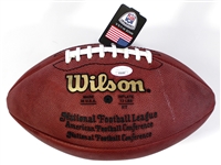 Fearsome Foursome Signed Football - Jones - Olsen - Grier - Lundy - JSA