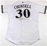 Craig Counsell Game Used & Signed Brewers Jersey