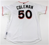 Joe Coleman Game Used Coaches Signed Miami Jersey