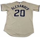 Manny Alexander 2005 Game Used & Signed Padres Jersey