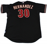 Oscar Hernandez 2015 Arizona Game Used & Signed Jersey