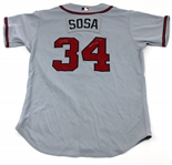 Jorge Sosa 2006 Game Used & Signed Braves Jersey