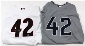 Jackie Robinson # 42 Game Used Padres & Diamondbacks Jerseys