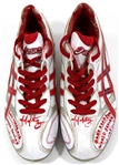 Michael Martinez 2016 Last Out Signed World Series Cleats