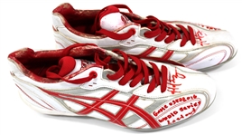 Michael Martinez 2016 Last Out Signed World Series Cleats
