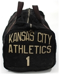Dick Hoswer 1961 Kansas City Athletics Travel Bag
