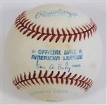 Frank White Signed in Person Baseball Co-Captains 1989 